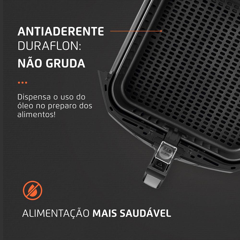 Fritadeira Elétrica Air Fryer Mondial AFN-80-BI 8L Preta - 220V - 8