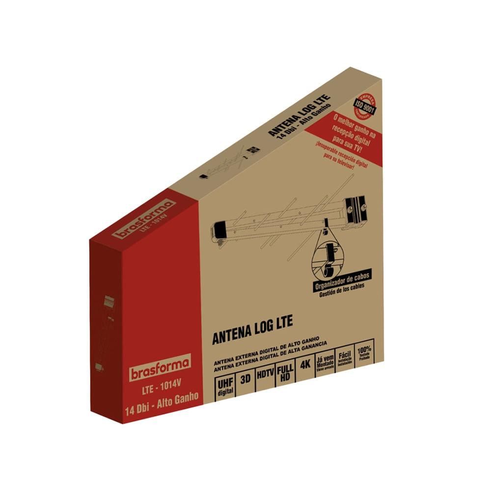 Antena Externa Brasforma LTE-1014V Log Digital 10 Elementos - 2