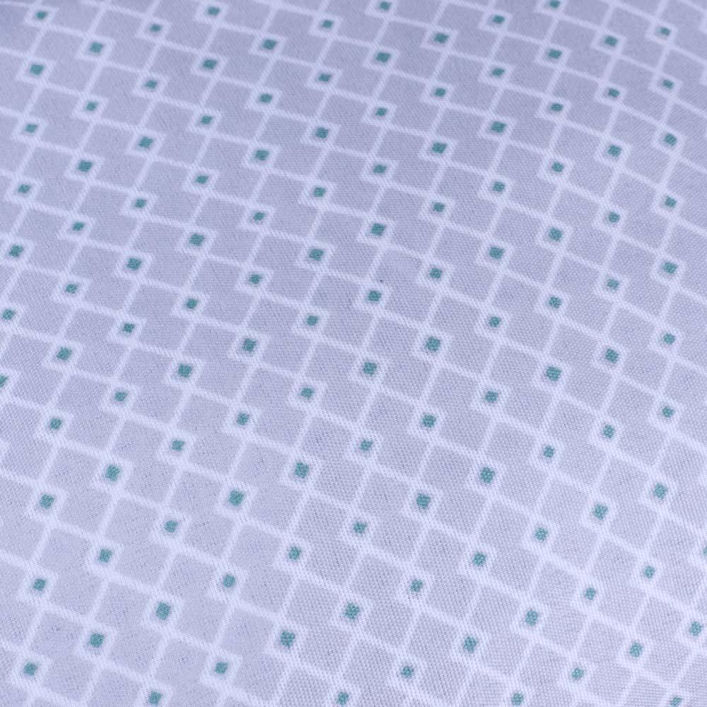 Jogo de Cama Casal Cazza Microfibra Geométrico Duplo 4 Peças - Item Sortido - 4