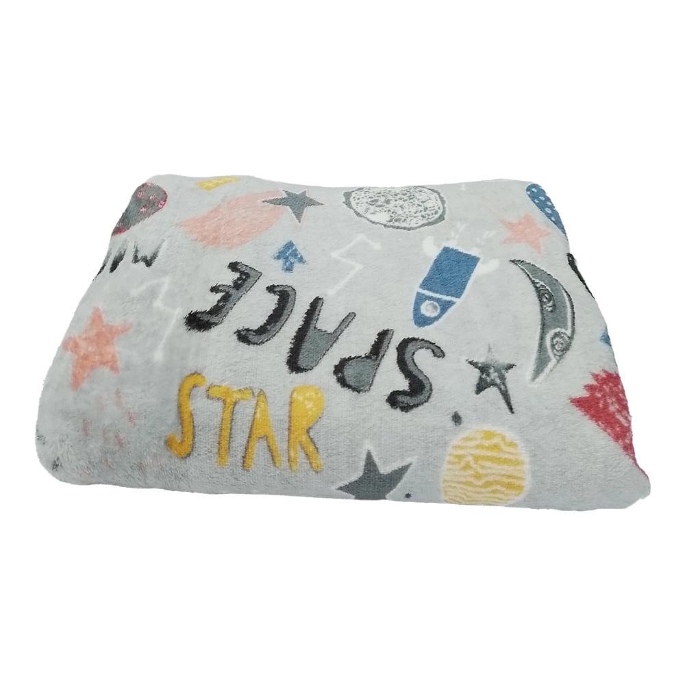 Manta Cobertor Infantil Cazza Boys em Poliéster - Item Sortido - 1