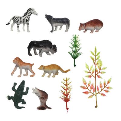 Kit Animais da Selva com 11 Peças Etilux