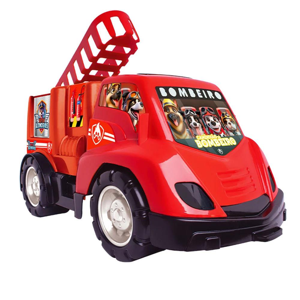 Caminhão Samba Toys Super Patrol Bombeiro - 2
