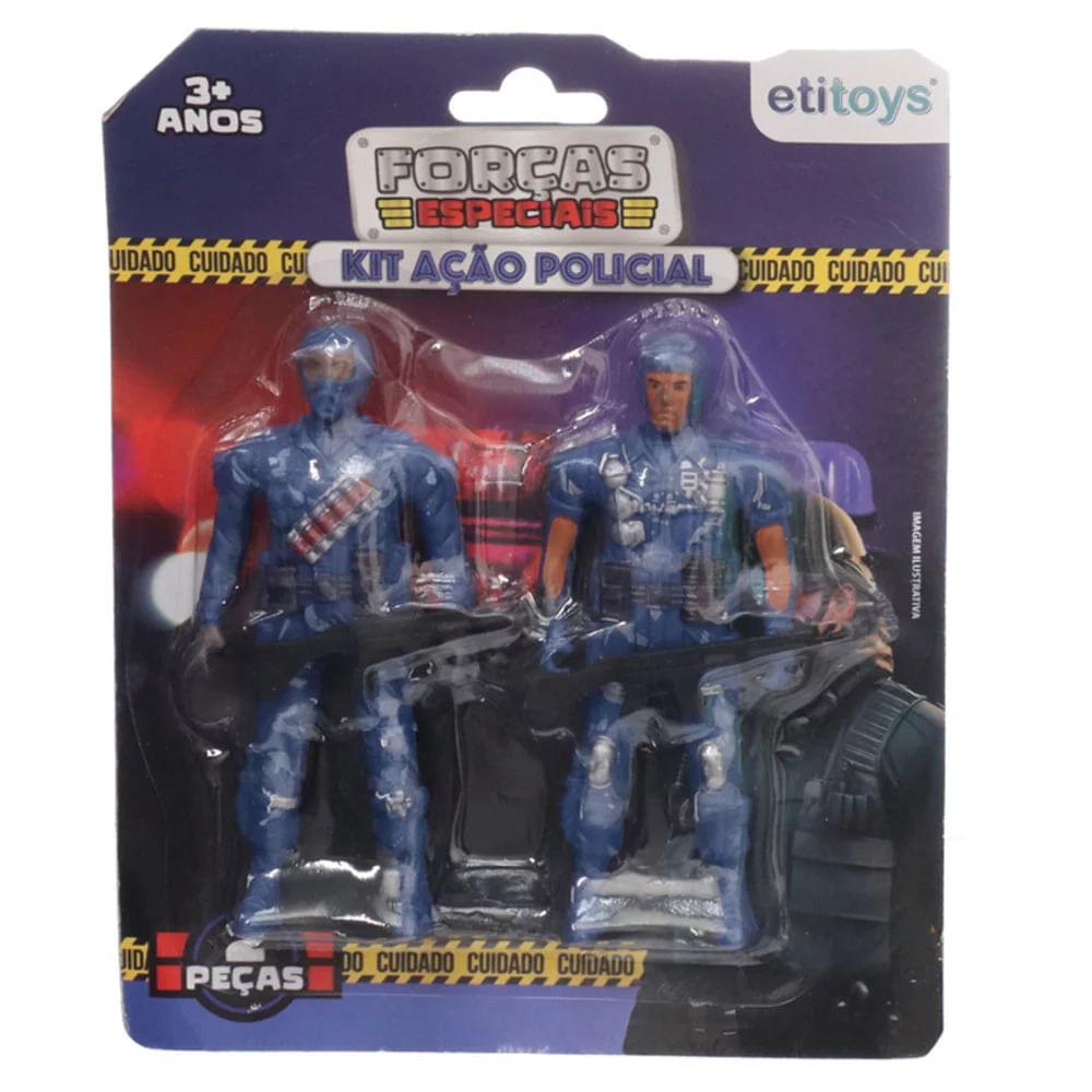 Kit Policial de Brinquedo Etilux com 4 Peças - 1