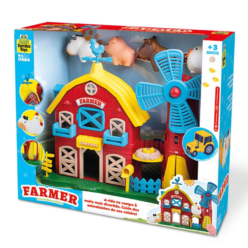 Brinquedo Celeiro Baby Samba Toys 5 Peças - 1