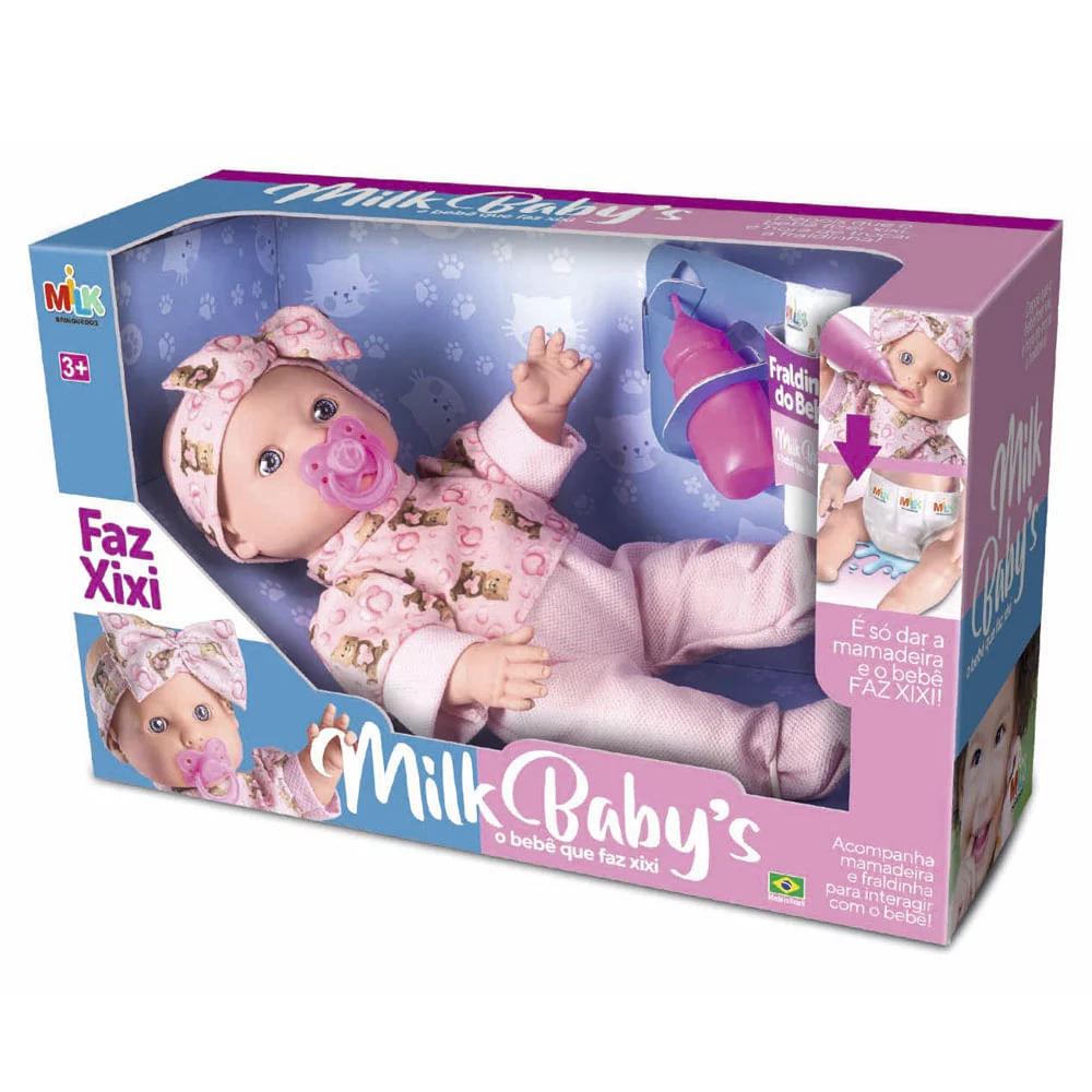 Boneca Milk Babys Faz Xixi - 1