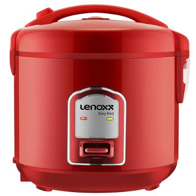 Panela de Arroz Elétrica Multifuncional Lenoxx Easy PMA177 Vermelha 5 Xícaras - 220V
