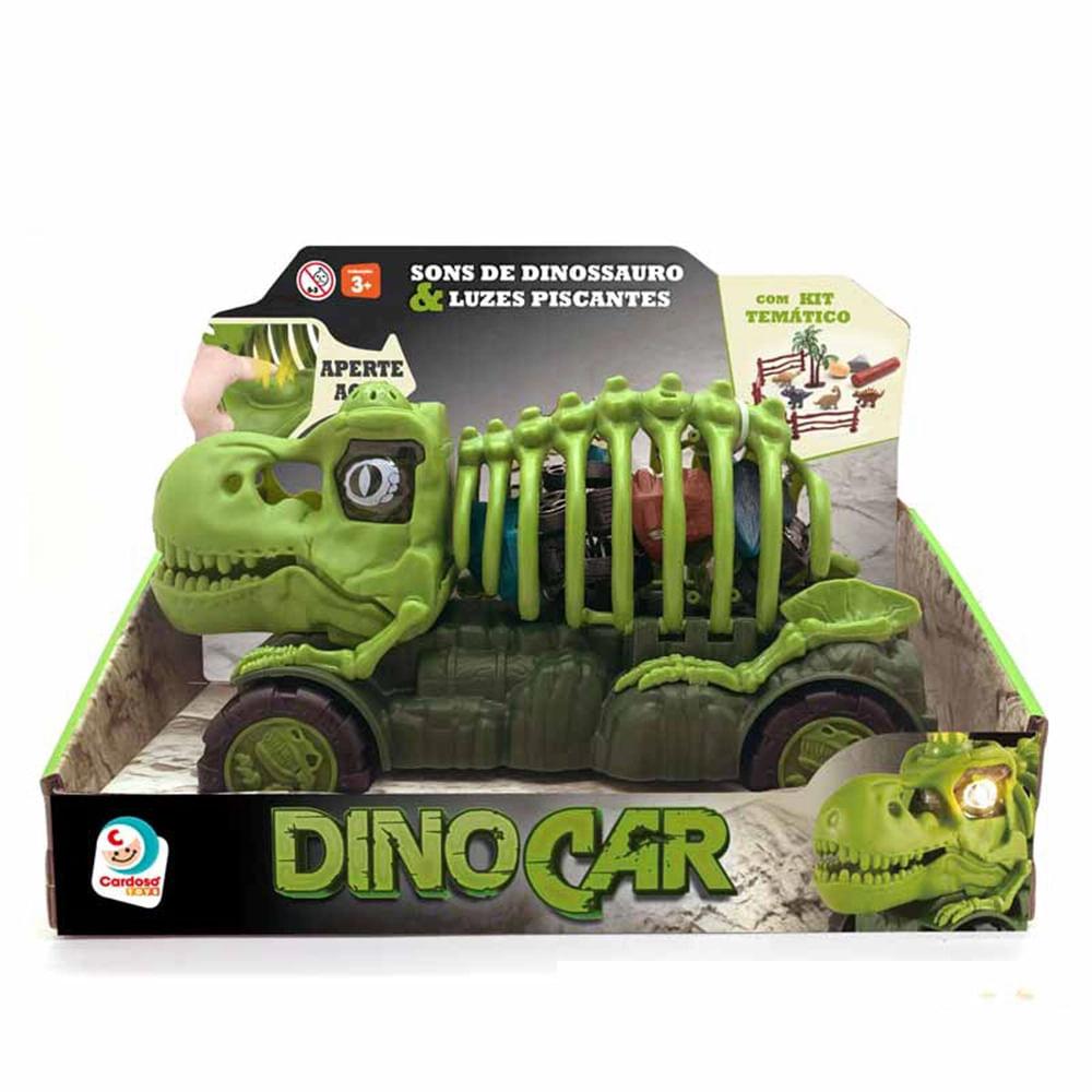 Carro Dinossauro Cardoso Dinocar com Acessórios - 2