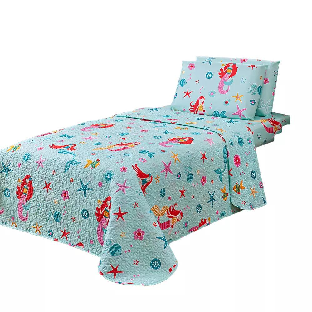 Jogo de Cama Infantil Cazza Poliéster Menina 2 Peças - Item Sortido - 1