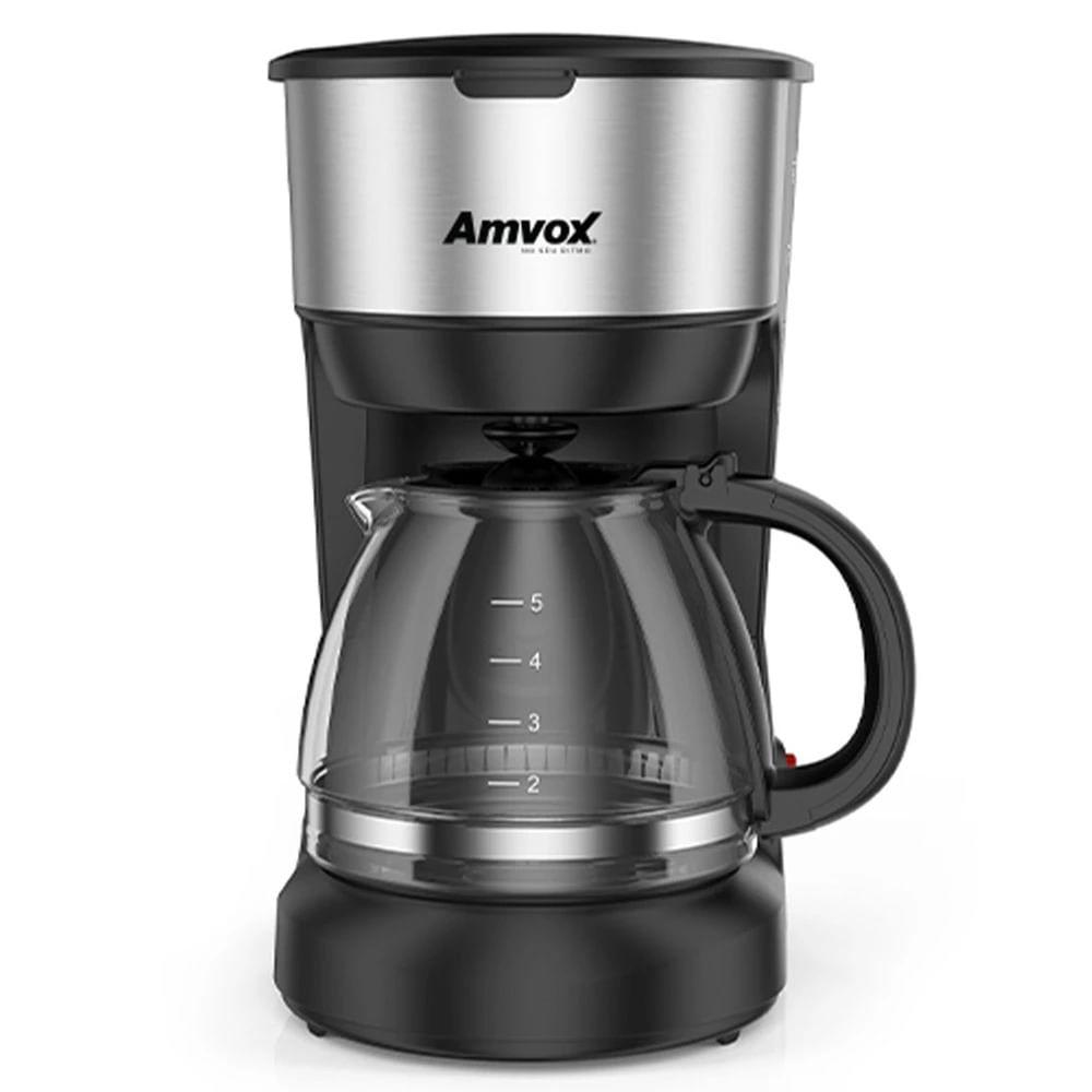 Cafeteira Elétrica Amvox ACF 227 Inox/Preta 18 Xícaras - 220V - 1