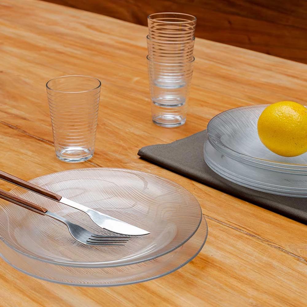 Aparelho de Jantar Nadir Diamante em Vidro 12 Peças - 3