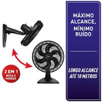 Ventilador de Mesa 2 em 1 40cm Arno X-TREME 6, 6 PÁS 140W 127V VE60 - 9