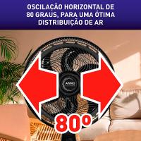 Ventilador de Mesa 2 em 1 40cm Arno X-TREME 6, 6 PÁS 140W 127V VE60 - 2