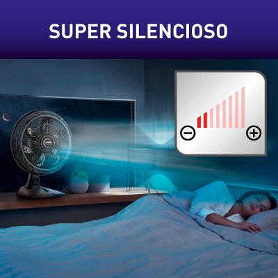 Ventilador de Mesa 2 em 1 40cm Arno X-TREME 6, 6 PÁS 140W 220V VE60