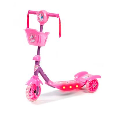 Patinete 3 Rodas c/ Cesta Rosa CV192317