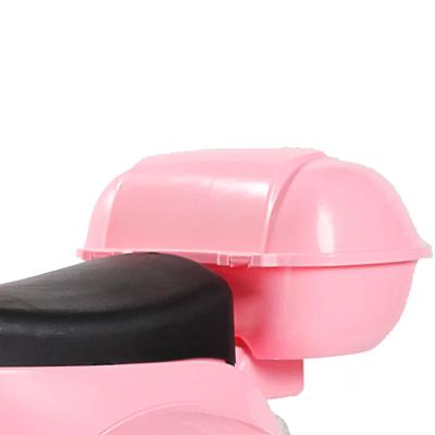 Moto Elétrica Scooter Unitoys Rosa com 6 Velocidades