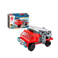 Bloco de Montar Set Combat Zones Super Bombeiro 1805 Qman - 5