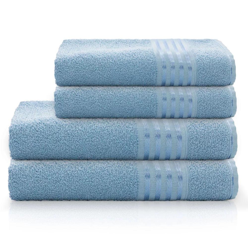 Toalha de Banho Camesa Decor 99% Algodão Azul - 2