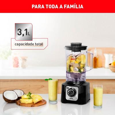 Liquidificador Arno Powermax Comfort Control LN65 Preto - 220V