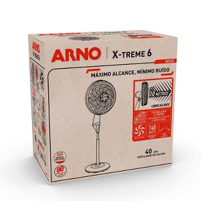 Ventilador de Coluna 40cm Arno X-TREME 6, 6 PÁS 140W 220V VE6C