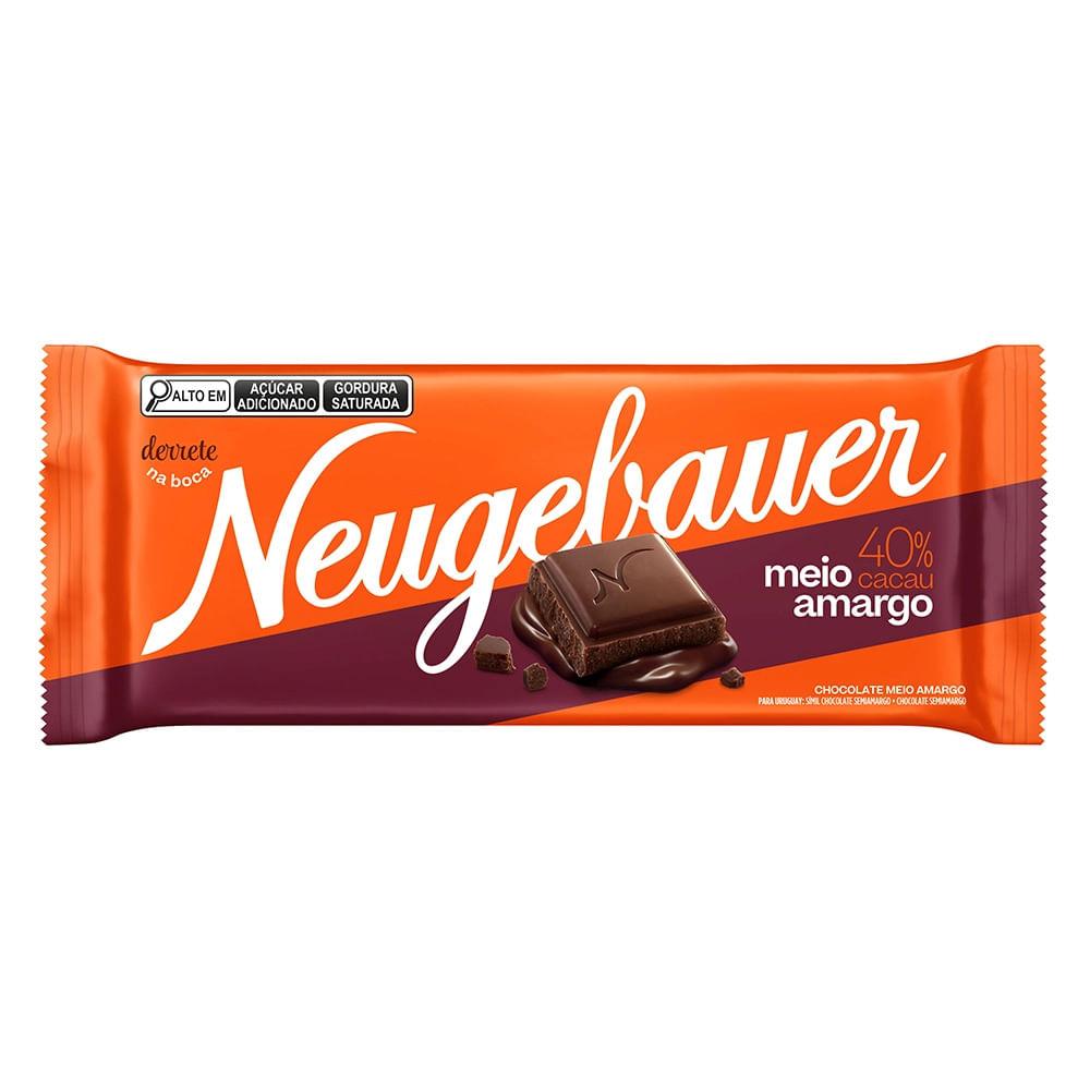Chocolate Meio Amargo Neugebauer 40% Cacau 80g - 1