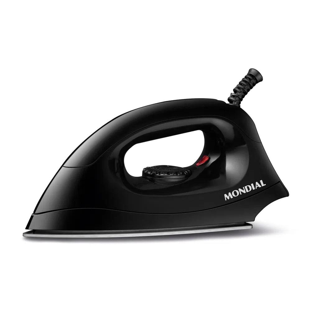 Ferro de Passar Roupa a Seco Mondial Fsn-55-B Preto - 127V - 6