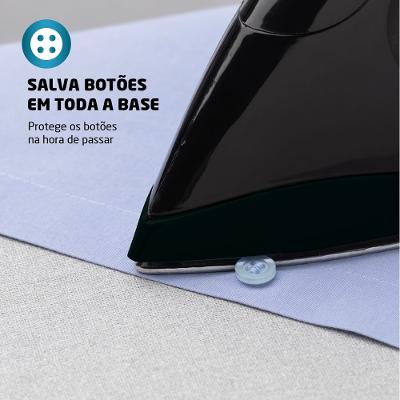 Ferro de Passar Roupa a Seco Mondial Fsn-55-B Preto - 127V