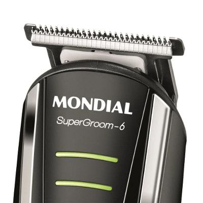 Aparador de Pelos Elétrico Mondial Super Groom 6 em 1 BG-04 - Bivolt