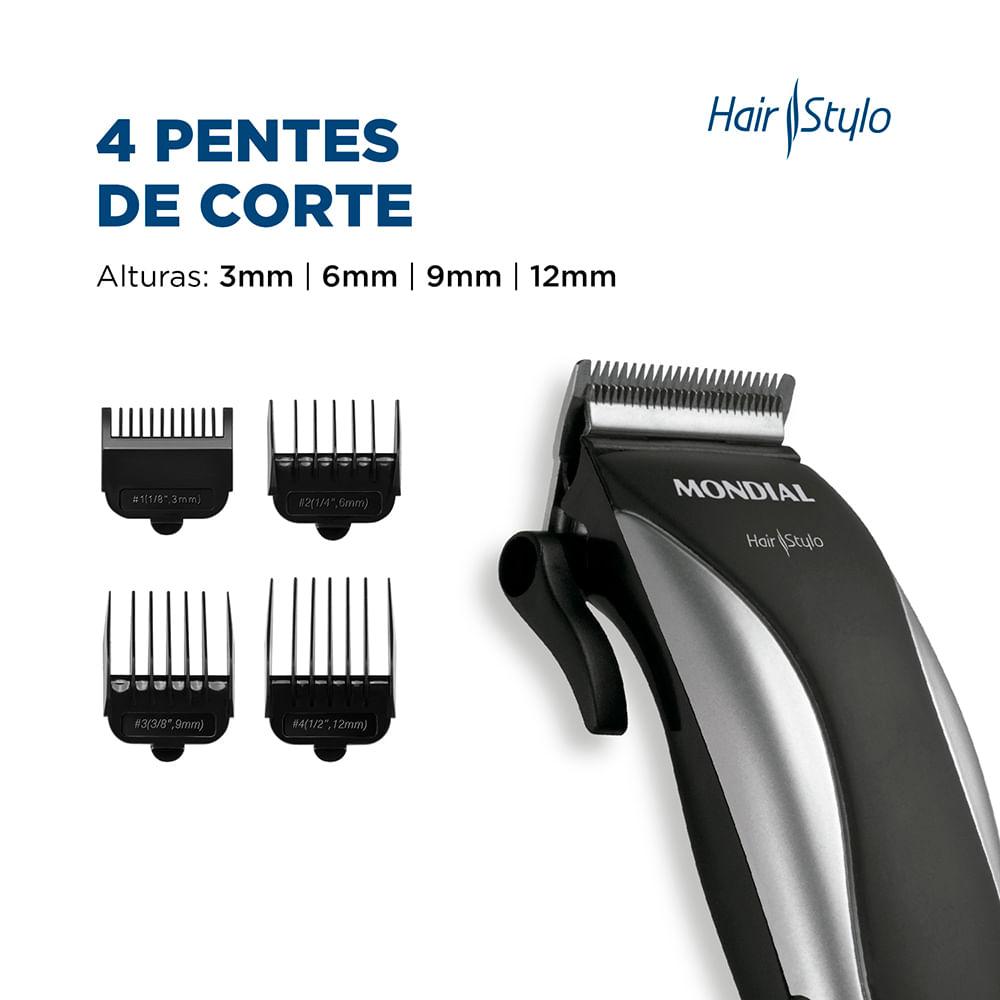 Máquina de Cortar Cabelo Mondial CR02 - 220V - 2