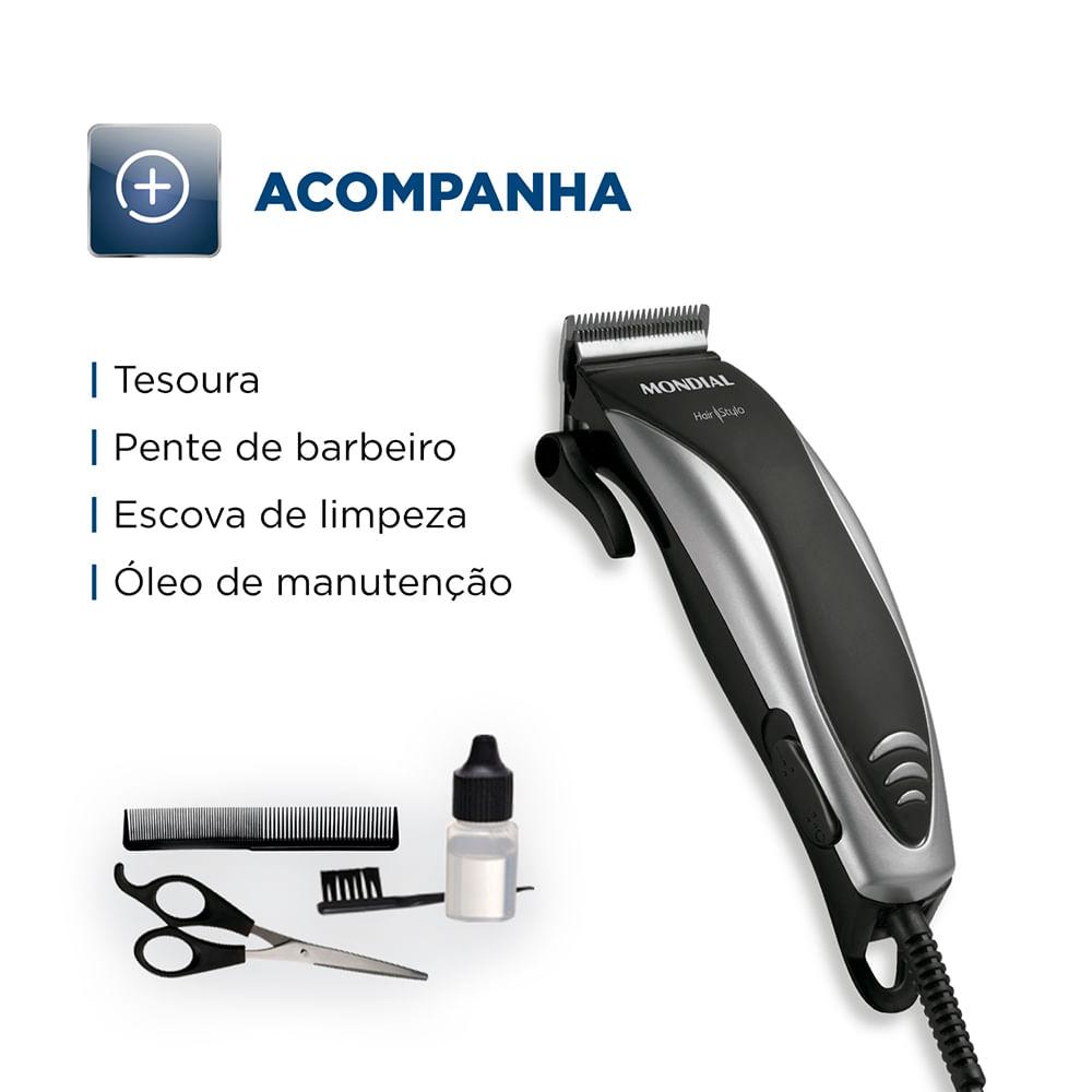 Máquina de Cortar Cabelo Mondial CR02 - 220V - 4