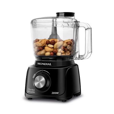 Mini Processador Mondial Turbo Pratic MP-16-B Preto - 220V