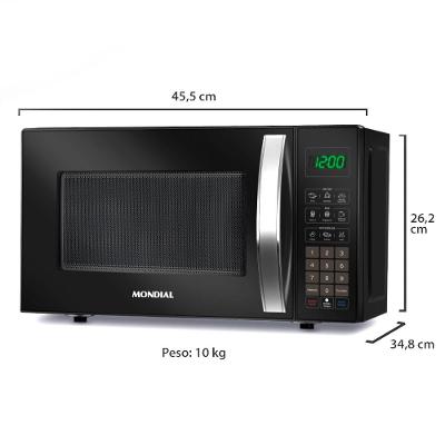 Micro-ondas Mondial MO-01-21-B 21 Litros Preto - 220V