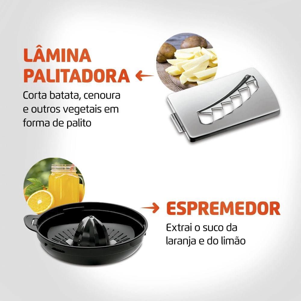 Multiprocessador de Alimentos Mondial MPN-01-BE 7 em 1 - 127V - 1