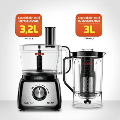 Multiprocessador de Alimentos Mondial MPN-01-BE 7 em 1 - 127V