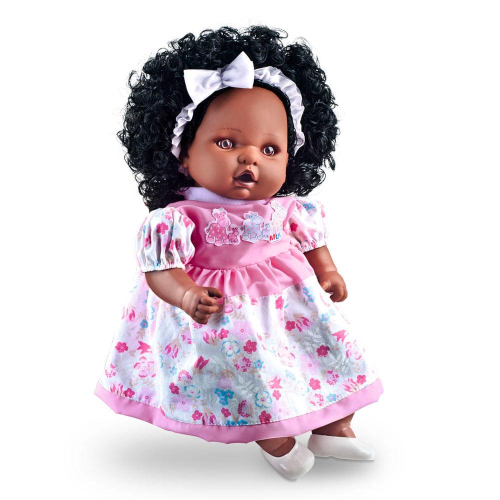 Boneca Milk Collezione Angelina Negra Fala 62 Frases - 5