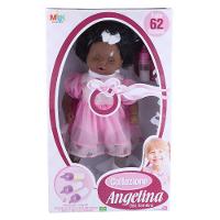 Boneca Milk Collezione Angelina Negra Fala 62 Frases - 1