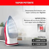 Ferro a Vapor Arno Essentialgliss com Base Antiaderente FMQ 220V - 7