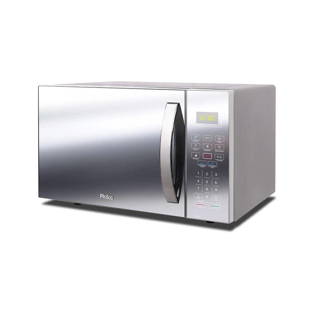 Micro-ondas Philco PMO28EB 28 Litros Espelhado Branco - 127V - 2