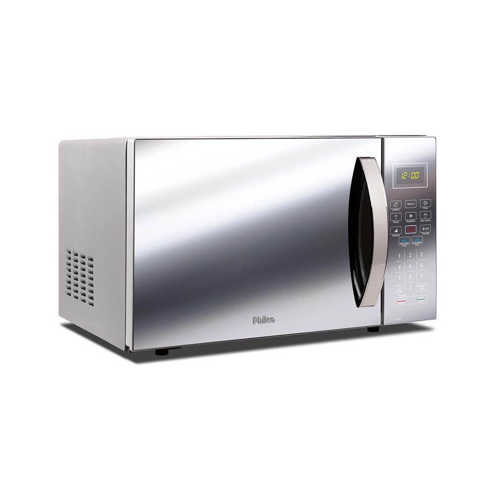 Micro-ondas Philco PMO28EB 28 Litros Espelhado Branco - 127V - 4