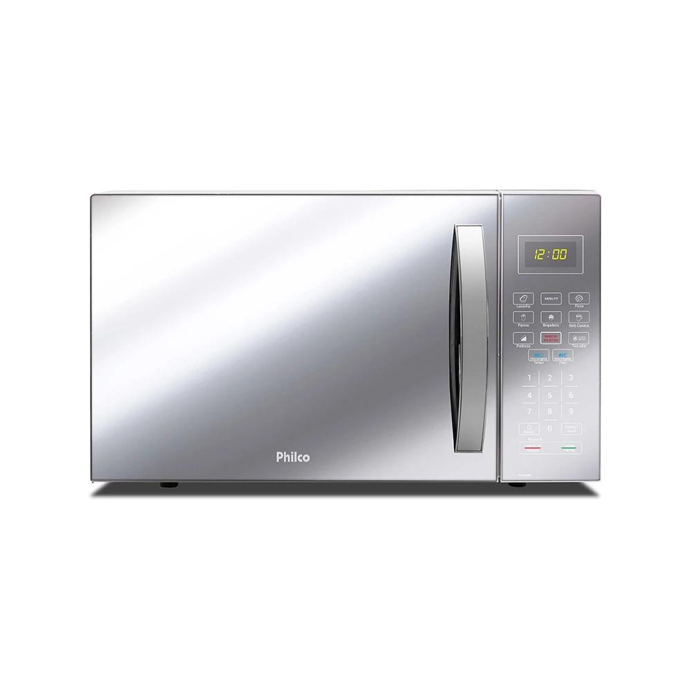 Micro-ondas Philco PMO28EB 28 Litros Espelhado Branco - 127V - 8