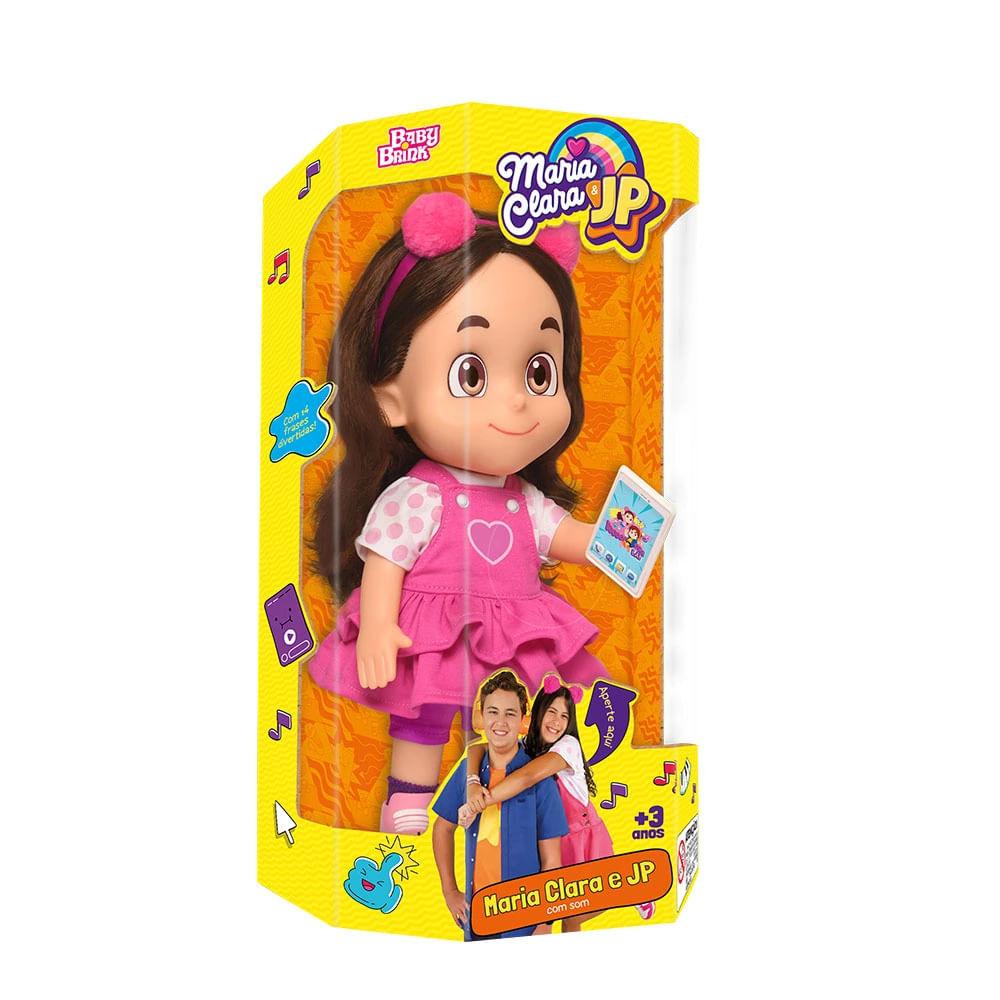 Boneca Maria Clara Babybrink com Som 14 Frases - 2