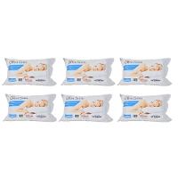 Kit 6 Travesseiros Ortobom Ultra Sono Fibra Siliconada Branco - 1