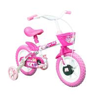 Bicicleta Aro 12 Track Arco Íris Branca/Rosa TK3 - 1