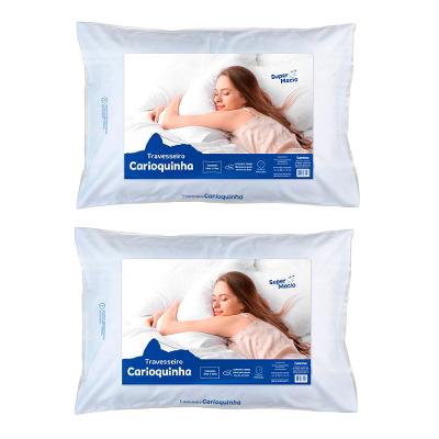 Kit 2 Travesseiros 50x70cm Suporte Firme Carioquinha Salehtex