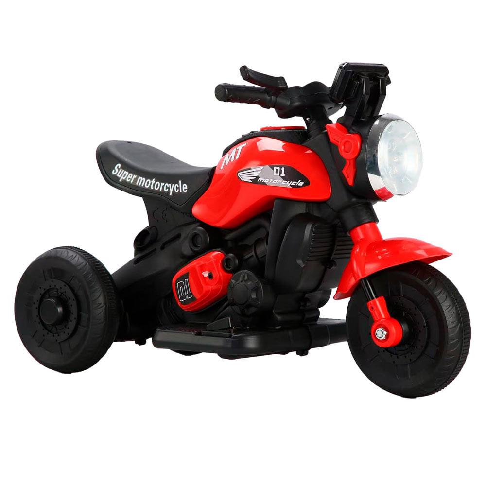 Moto Elétrica First Custom Vermelha Zippy - 1