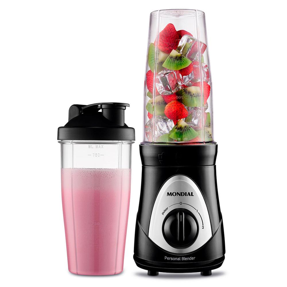 Personal Blender, Mondial, Preto/Prata, 300W, 110V - DG-01 - 1