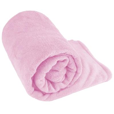Manta Cobertor Solteiro Microfibra Andreza Fleece Rosa