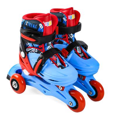 Patins Extreme Tamanho 28 a 31 Play & Fun Azul com Vermelho CV255277