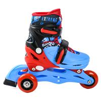 Patins Extreme Tamanho 28 a 31 Play & Fun Azul com Vermelho CV255277 - 2