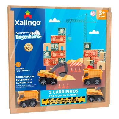 Brincando de Engenheiro Construtor Xalingo 53 Peças