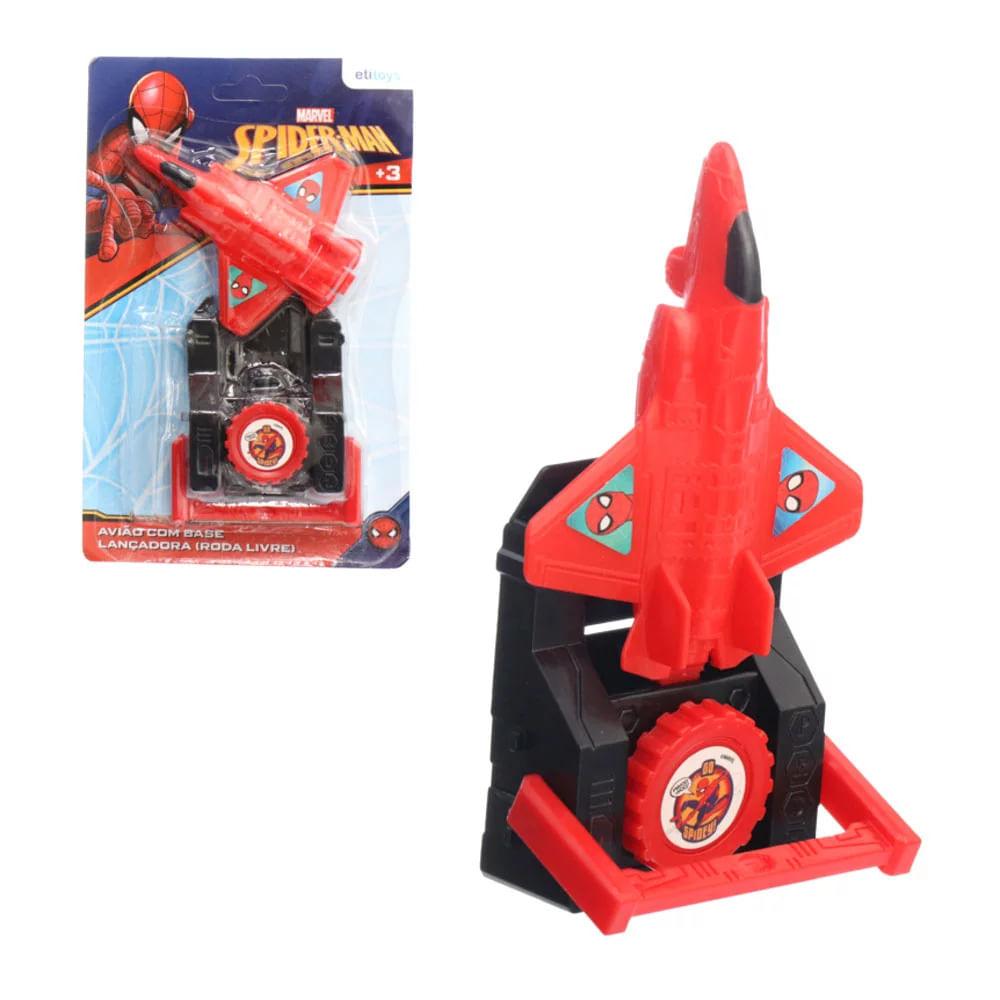Aviao Com Lançadora Homem Aranha Etilux - 1